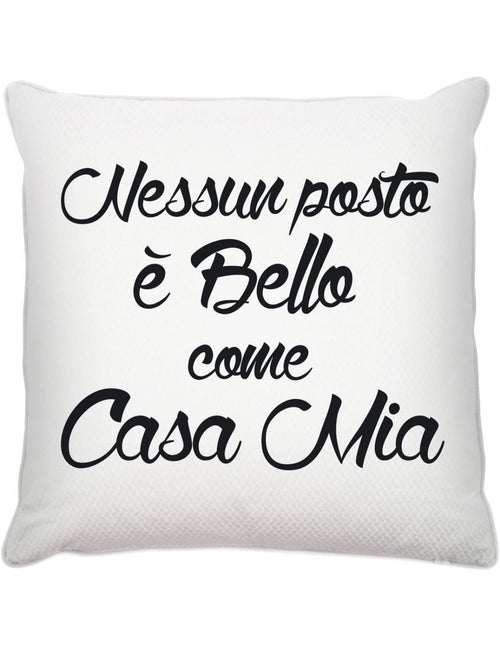 CUSCINO STAMPA DIGITALE EFFETTO PIUMA 40X40 CM