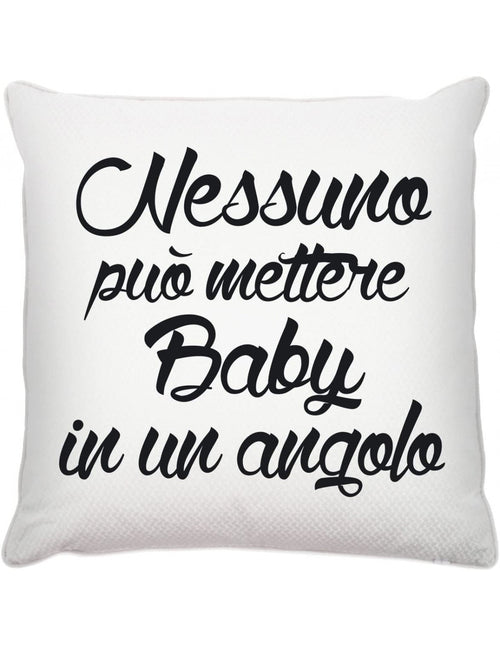 CUSCINO STAMPA DIGITALE scritta