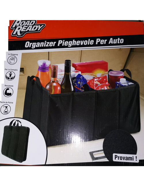Borsa Organizer per Auto per spesa e Accessori colore nero e dimensioni 30 x 50 x 27 cm