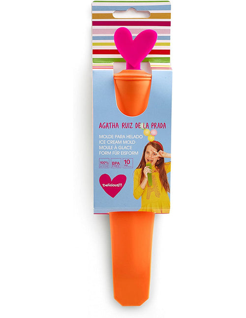 Stampo per gelato cuore Silicone 4,5 x 4,5 x 24 cm