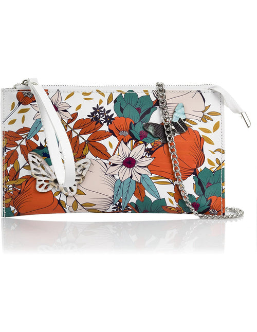 FIRENZE ARTIGIANI borsa a mano Liboria in pelle bianco 24,5X2X14 Cm
