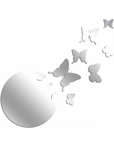 STICKER DA PARETE A SPECCHIO IN PLEXIGLASS 46X45 CM