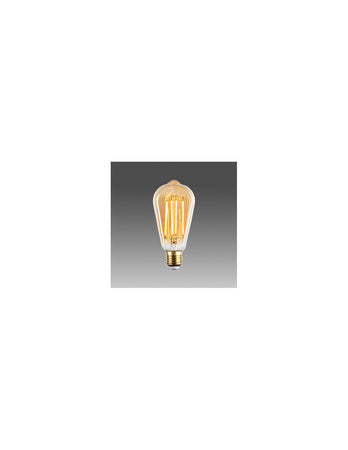 LAMPADINA LED 6W GIALLO AMBRA ATTACCO E27