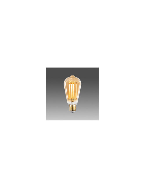 LAMPADINA LED 6W GIALLO AMBRA ATTACCO E27