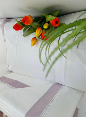 Completo Lenzuola Matrimoniale Alexander Tuscany Home Balza Pizzetto – 100% Cotone