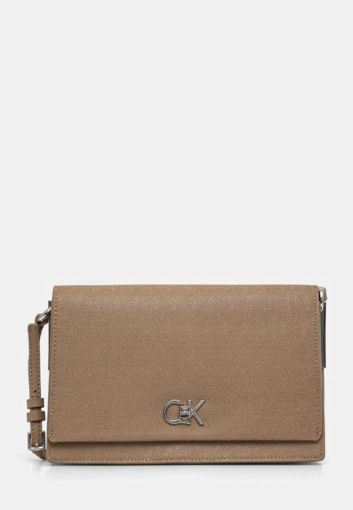 calvin klein BORSA CK ELONGATED SHOULDER_MONO da donna