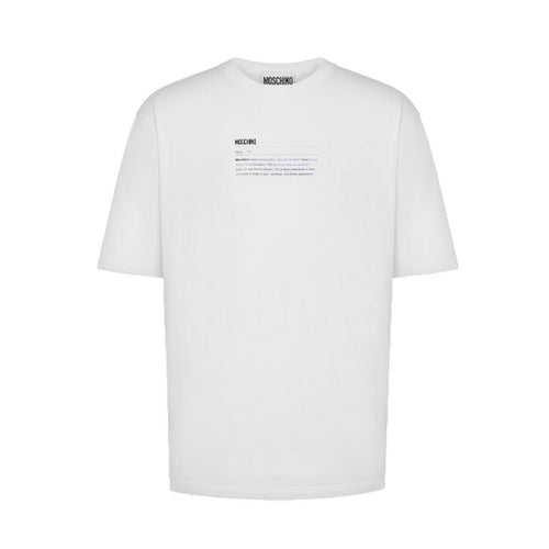 MOSCHINO COUTURE t-shirt uomo moschino couture - t-shirt - bianco da uomo