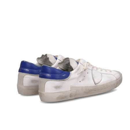 Philippe Model sneaker uomo philippe model - prsx low man - blu elettrico da uomo