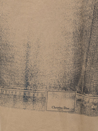 Dior Overshirt con stampa all over da uomo
