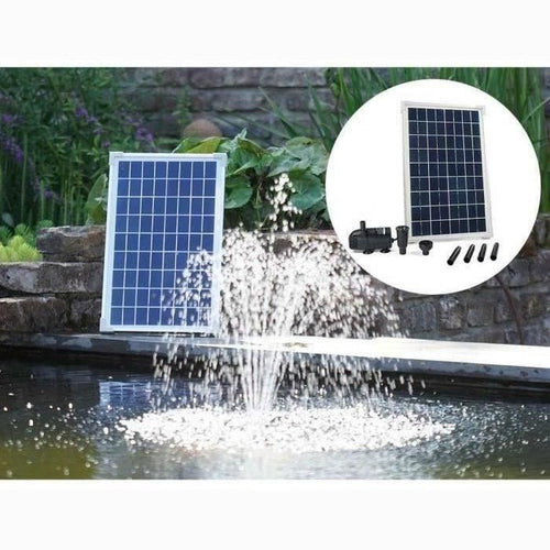 Pompa solare UBBINK Solarmax - Con pannello solare 40 x 25,5 x 2,5 cm