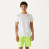 K-WAY T-Shirt unisex in Cotone Pieghevole Unisex Grigia e Bianca con Logo - Le vrai Edouard