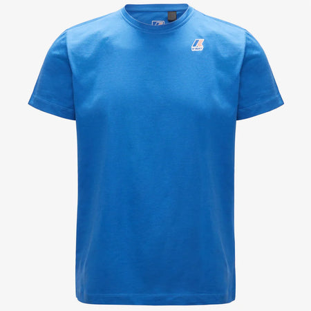 K-WAY T-Shirt Unisex Edouard Blu Reale Pieghevole