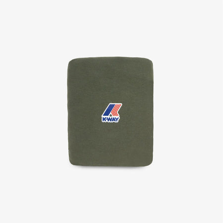 K-WAY T-Shirt unisex in Cotone Pieghevole Unisex Verde Scuro con Logo - Le vrai Edouard