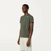 K-WAY T-Shirt unisex in Cotone Pieghevole Unisex Verde Scuro con Logo - Le vrai Edouard