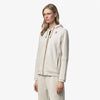 K-Way Prosper Felpa Unisex con Cappuccio Full Zip Poly Cotton K1126HW beige