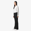 K-WAY Pantaloni donna Sportivi Flare Nero Grigio per Attività Ricreative Calde