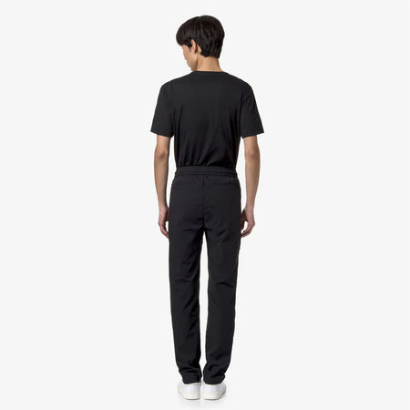 K-WAY Pantaloni in felpa uomo Sportivi Unisex Neri Grigi per Comfort Viaggio in Città