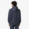 K-WAY Giacca felpa uomo in pile da uomo blu avio con cappuccio regolabile
