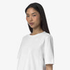 K-WAY T-Shirt donna Casual in Cotone Donna Grigia e Bianca per Uso Quotidiano