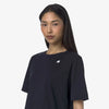 K-WAY T-Shirt donna in Cotone Donna A Taglio Boxy Blu Baby per Uso Quotidiano