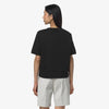 K-WAY T-Shirt donna in Cotone Donna A Taglio Boxy black per Uso Quotidiano