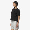 K-WAY T-Shirt donna in Cotone Donna A Taglio Boxy black per Uso Quotidiano