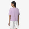 K-WAY T-Shirt donna in Cotone Donna A Taglio Boxy violet per Uso Quotidiano