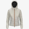 K-WAY Giacca Impermeabile capospalla donna Slim Fit Reversibile Donna black-beige- Lily plus.2 double