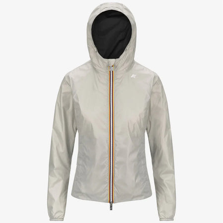 K-WAY Giacca Impermeabile capospalla donna Slim Fit Reversibile Donna black-beige- Lily plus.2 double
