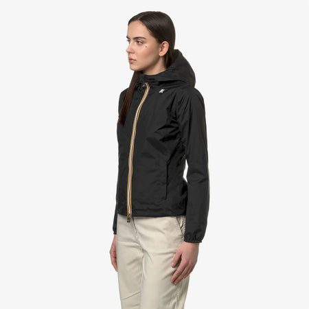 K-WAY Giacca Impermeabile capospalla donna Slim Fit Reversibile Donna black-beige- Lily plus.2 double
