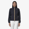K-WAY Giacca Impermeabile capospalla donna Slim Fit Reversibile Donna Grigio Blu - Lily plus.2 double