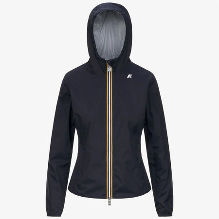 K-WAY Giacca Impermeabile capospalla donna Slim Fit Reversibile Donna Grigio Blu - Lily plus.2 double