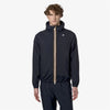 K-Way Jack Stretch Dot Giubbino Uomo Impermeabile Slim Fit Blu Navy K5127QW