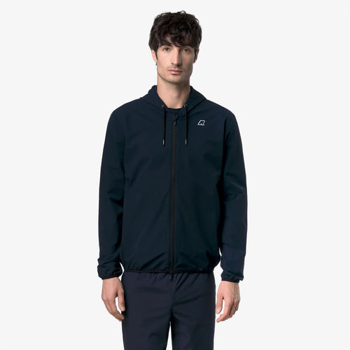 K-Way Journeer Felpa Unisex da Viaggio Impacchettabile K5138FW Blu Depth K89