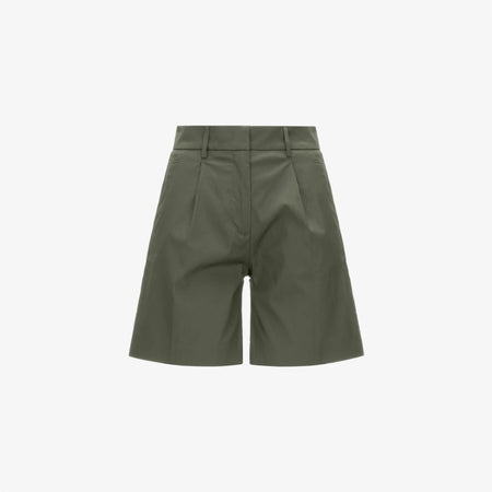 K-Way Bermuda Donna Chino Stretch in Gabardine Verde Militare Nive K6133MW