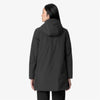 K-Way Sophie Soft Touch Marmotta giacca donna media lunghezza black blue