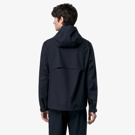 K-Way Jacko Stretch 2L Giubbino Uomo Impermeabile K7136SW Blu Depth K89