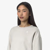 K-WAY felpa donna Pullover in Pile Casual Donna beige per Abbigliamento Athleisure
