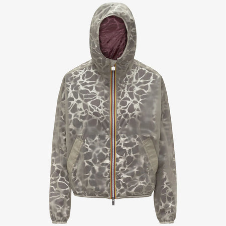 K-Way Laurette Super Light Lami Reversibile Giubbino Donna Violet-Beige K7137JW