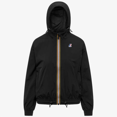 K-Way Le Vrai 4.0 Anny Giubbino Donna K71384W USY Giacca Impermeabile Impacchettabile Nero