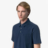 K-Way Polo uomo Vanoine in cotone stretch blu navy K7151CW B67