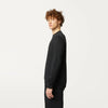 K-WAY K-WAY felpa uomo Felpa in Pile Unisex nera per Abbigliamento Urbano - Le vrai auguste poly cotton