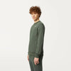 K-WAY felpa uomo Felpa in Pile Unisex Verde Scuro per Abbigliamento Urbano - Le vrai auguste poly cotton