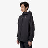 K-WAY Capospalla uomo Charmel travel Giacca Impermeabile Unisex da Viaggio Nera e Grigia con Design Pieghevole