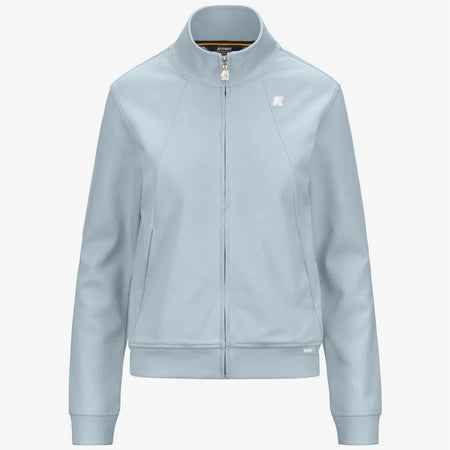 K-WAY Giacca in Pile Blu Baby Felpa Donna per Attività Sportive e Tempo Libero - Cyrielle interlock