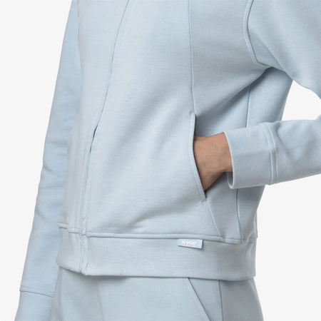 K-WAY Giacca in Pile Blu Baby Felpa Donna per Attività Sportive e Tempo Libero - Cyrielle interlock