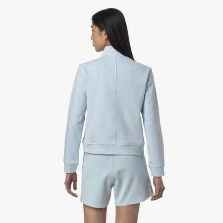 K-WAY Giacca in Pile Blu Baby Felpa Donna per Attività Sportive e Tempo Libero - Cyrielle interlock