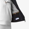 K-WAY Giacca Corto Capospalla Donna Impermeabile Nera Grigia con Tessuto Elasticizzato - Lily stretch poly jersey