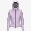 K-WAY Giacca Corto Capospalla Donna Impermeabile Viola con Tessuto Elasticizzato - Lily stretch poly jersey