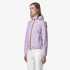 K-WAY Giacca Corto Capospalla Donna Impermeabile Viola con Tessuto Elasticizzato - Lily stretch poly jersey